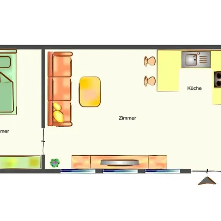 Bungalow 5 公寓 Lutow
